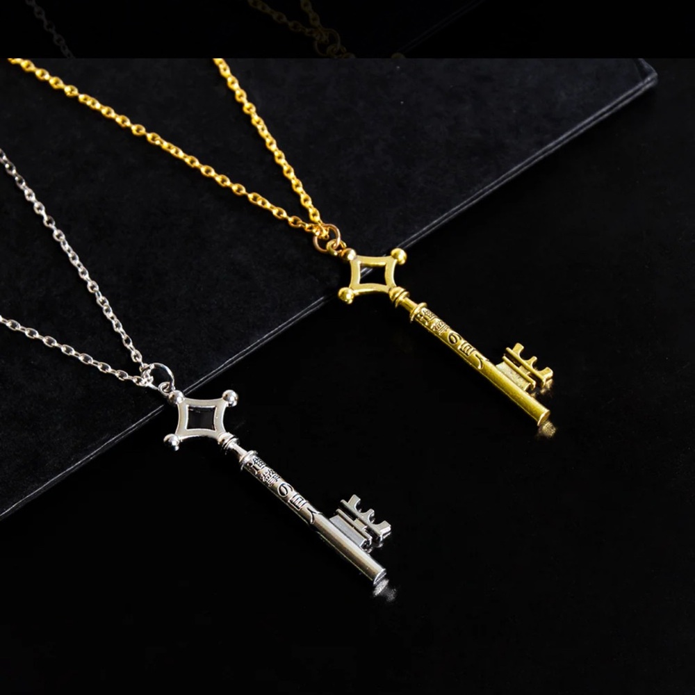 Style Japanese Style Key Alloy St. Patrick Christmas Unisex Necklace